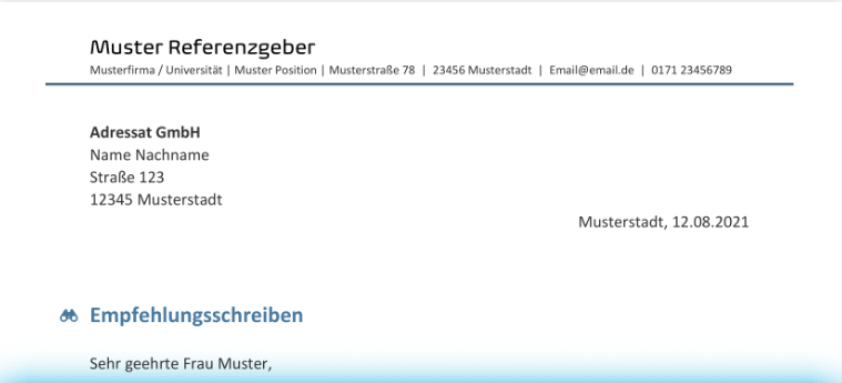 Wo Kommt Die Referenznummer Im Anschreiben Hin Referenzen Bewerbung - So gibst du sie richtig an!